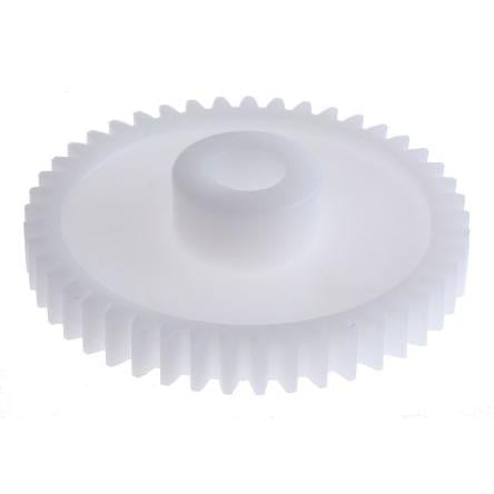 Čelní ozubené kolo, Polyoxymethylen 45zubové, průměr rozteče: 45 mm, 1 průměr náboje 16 mm vývrt 8mm RS PRO