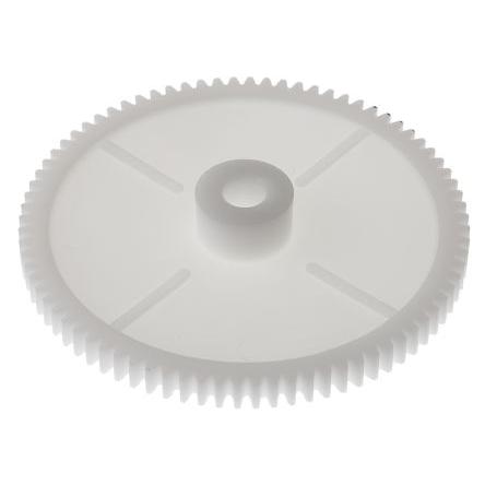 Čelní ozubené kolo, Polyoxymethylen 80zubové, průměr rozteče: 80 mm, 1 průměr náboje 18 mm vývrt 8mm RS PRO
