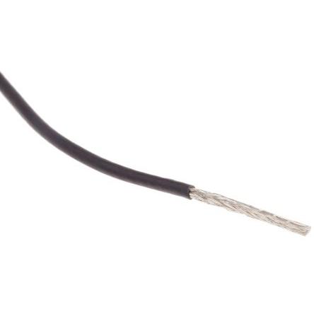 Koaxiální kabel, řada: MRG1781 RG178PE, Černá Polyvinylchlorid, vnější průměr: 1.8 mm OD 50 Ω Belden Bez koncovky