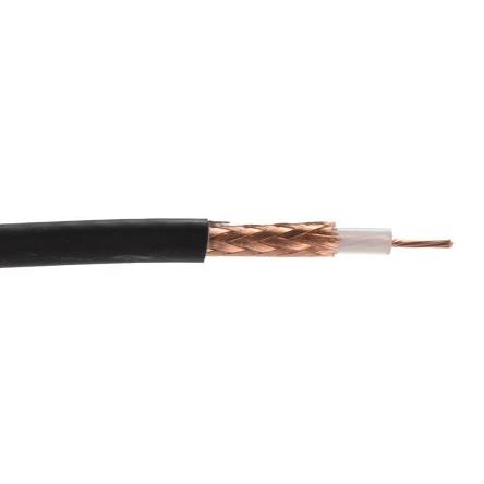 Koaxiální kabel, řada: URM76NH URM76, Černá Polyetylen, vnější průměr: 5 mm OD 100 m 50 Ω Belden Bez koncovky
