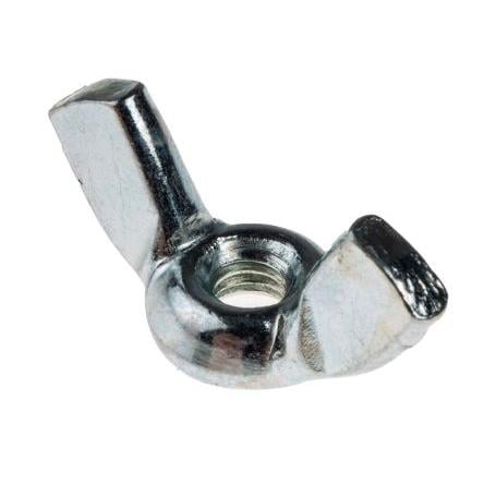 RS PRO Křídlatá matice 18 mm, Lesklý zinek, Nerezová ocel, M4