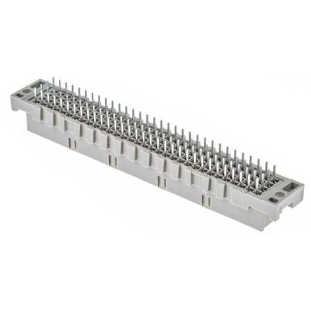 ERNI Konektor DIN 41612, řada: DIN 41612, orientace těla: Rovný, rozteč: 2.54 mm, počet kontaktů: 128, počet řad: 4