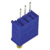 Ladicí potenciometr 200 Ω 10 % ±100 ppm/°C 0.5 W Horní nastavení 25otáčkový, Průchozí otvor, Kolík, řada: 3296 Bourns