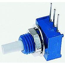 Potenciometr, průměr hřídele: 3.18 mm 1otáčkový, řada: 3310 1 mΩ 20 % 0.25 W 3310C-001-105L Rotační, Panel 1 Bourns