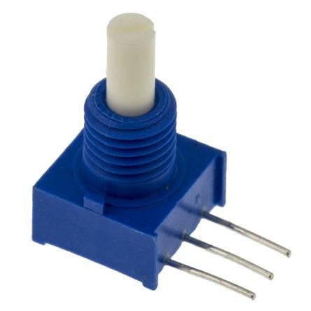 Potenciometr, průměr hřídele: 3.18 mm 1otáčkový, řada: 3310 2 kΩ 20 % 0.25 W 3310C-001-202L Rotační, Panel 1 Bourns