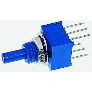 Potenciometr, průměr hřídele: 3.18 mm 1otáčkový, řada: 3310 1 kΩ 20 % 0.25 W 3310H-001-102L Rotační, Montáž do panelu,