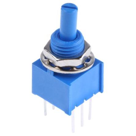Potenciometr, průměr hřídele: 3.18 mm 1otáčkový, řada: 3310 10 kΩ 20 % 0.25 W 3310H-003-103L Rotační, Montáž do panelu,