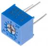 Ladicí potenciometr 100 kΩ 10 % ±100 ppm/°C 0.5 W Horní nastavení 1otáčkový, Průchozí otvor, Kolík, řada: 3362 Bourns