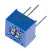 Ladicí potenciometr 20 kΩ 10 % ±100 ppm/°C 0.5 W Horní nastavení 1otáčkový, Průchozí otvor, Kolík, řada: 3362 Bourns