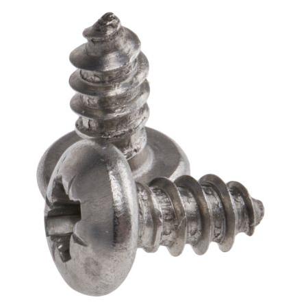 RS PRO Samořezný šroub, Obyčejný, Nerezová ocel hlavice Kónická, délka: 9.5 mm