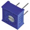 Ladicí potenciometr 10 kΩ 10 % ±100 ppm/°C 0.5 W Horní nastavení 1otáčkový, Průchozí otvor, Kolík, řada: 3386 Bourns