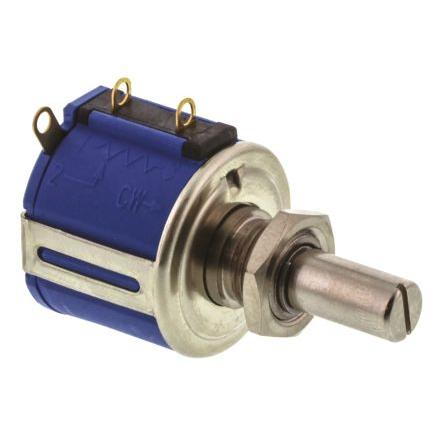 Potenciometr, průměr hřídele: 6.35 mm ±1,0 %otáčkový, řada: 3540 2 kΩ 5 % 2 W 3540S-1-202L Rotační, Montáž do panelu 1