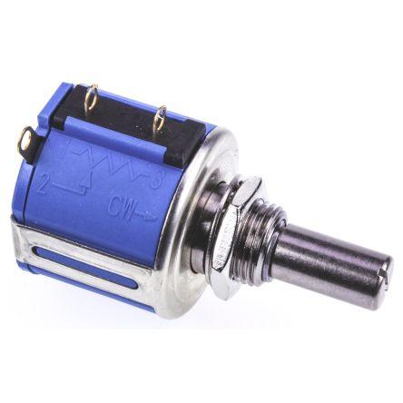 Potenciometr, průměr hřídele: 6.35 mm ±1,0 %otáčkový, řada: 3540 50 kΩ 5 % 2 W 3540S-1-503L Rotační, Montáž do panelu 1