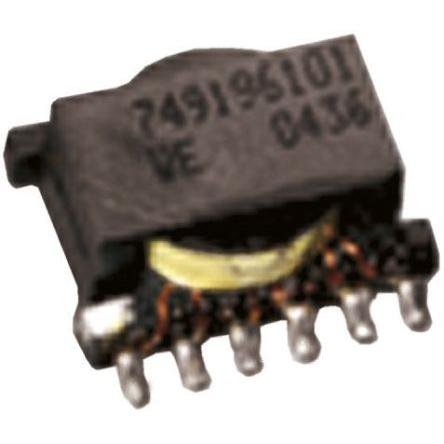Wurth Elektronik Impulzový transformátor 1:1:1:1:1:1 Povrch