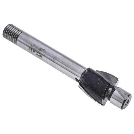RS PRO Válcové záhlubníky, Rychlořezná ocel, velikost závitu: M10, celková délka: 89mm průměr řezné části 18 mm 1, 10mm