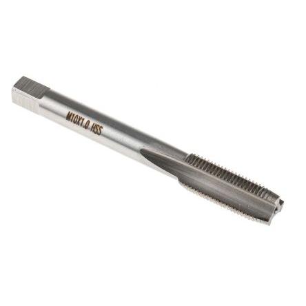 Závitník, HSS, velikost závitu: M10 Metrický jemný, celková délka: 76mm, Rovná ploutve RS PRO