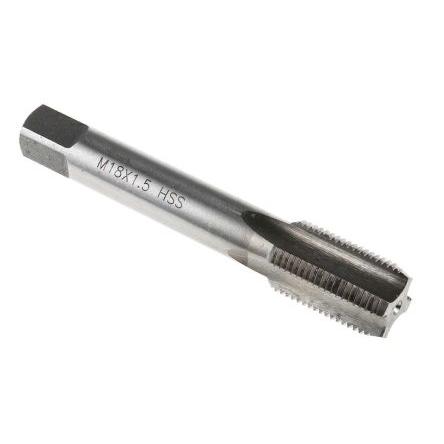 Závitník, HSS, velikost závitu: M18 Metrický jemný, celková délka: 111mm, Druhé řezání RS PRO