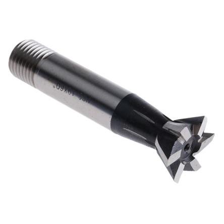 RS PRO Fréza na rybiny, celková délka: 63mm, HSS Standardní, úhlové: 60 ° průměr 19 mm