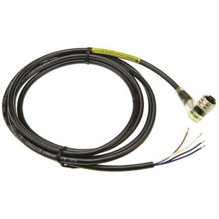 Kabel ovladače snímače, A: Vnitřní, A: Pravoúhlý 4, B: Přímý, Bez koncovky, 30 V ac, 30V dc 4, IP67, řada: 120067 Brad