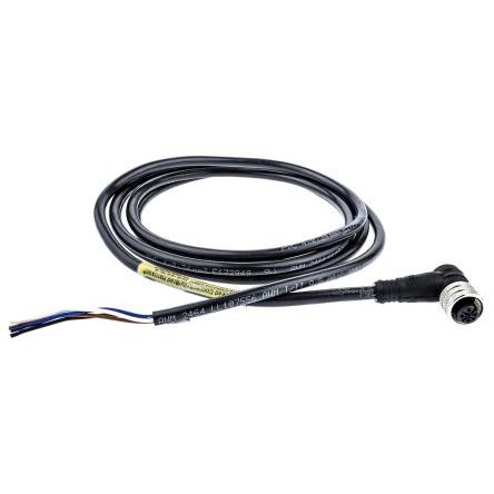 Kabel ovladače snímače, A: Vnitřní, A: M12, Pravoúhlý 4, B: Bez koncovky, B: Vnější, 250V, IP67, řada: Micro-Change Brad