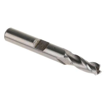 Čelní válcová fréza, celková délka: 44.5mm, HSS délka řezu 12.5 mm průměr řezu 5 mm 6mm RS PRO