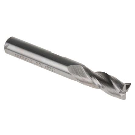 Čelní válcová fréza, celková délka: 44mm, HSS délka řezu 16 mm průměr řezu 6 mm 6mm RS PRO