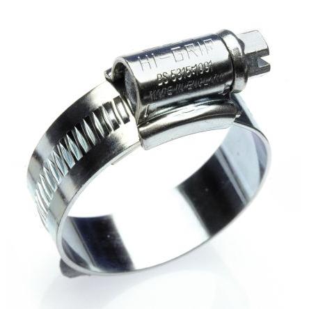 Hadicová a stahovací spona HGZ20BP Šnekový převod, Ocel S šestihranným otvorem HI-GRIP 20 mm (vnitřní prům.)