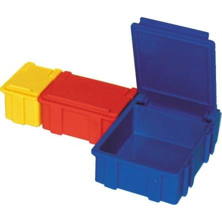 Přihrádková krabice Průhledné, Žlutá, ABS 21 mm x 56mm x 42 mm Licefa