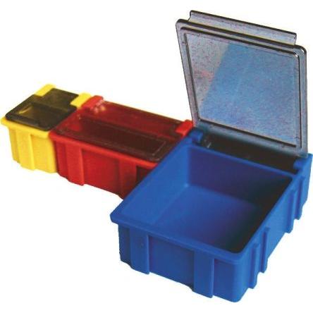 Přihrádková krabice Modrá, Průhledné, ABS 21 mm x 29mm x 22 mm Licefa