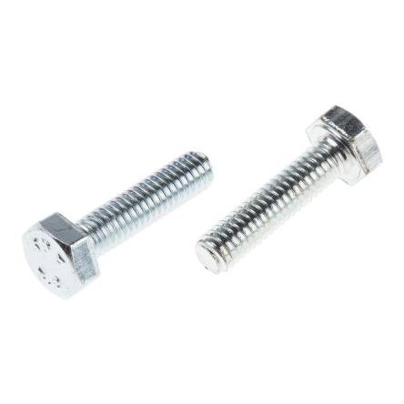 RS PRO Šroub s vnitřním šestihranem, Lesklý zinek, Ocel, M4, délka: 16 mm