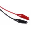 RS PRO Koaxiální kabel s krokodýlovou svorkou, Černá, Červená
