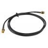 Koaxiální kabel, řada: RS PRO RG174, Černá Polytetrafluorethylén 1 m 50 Ω RS PRO S koncovkou