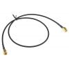 Koaxiální kabel, řada: RS PRO RG174/U, Černá Polytetrafluorethylén 520 mm 50 Ω RS PRO S koncovkou