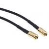 Koaxiální kabel, řada: RS PRO RG174, Černá Polytetrafluorethylén 1 m 50 Ω RS PRO S koncovkou