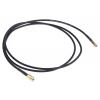 Koaxiální kabel, řada: RS PRO RG174, Černá Polytetrafluorethylén 1 m 50 Ω RS PRO S koncovkou