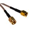 Koaxiální kabel, řada: RS PRO RG316/U, Černá Polytetrafluorethylén 255 mm 50 Ω RS PRO S koncovkou