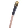 Koaxiální kabel, řada: RS PRO RG142U, Černá Polytetrafluorethylén 1 m 50 Ω RS PRO S koncovkou