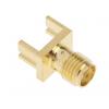 RS PRO Koaxiální konektor, řada: RS PRO Vnitřní, 50 Ω, orientace těla: Rovný, Hranice Konektor SMA Pájecí, 18GHz 165 °C