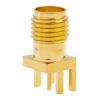 RS PRO Koaxiální konektor, řada: RS PRO Vnitřní, 50 Ω, orientace těla: Rovný, Hranice Konektor SMA Pájecí, 18GHz,