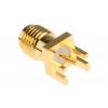 RS PRO Koaxiální konektor, řada: RS PRO Vnitřní, 50 Ω, orientace těla: Rovný, Hranice Konektor SMA Pájecí, 18GHz,