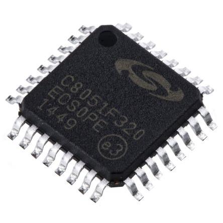 Silicon Labs Mikrokontrolér 8 bit 8051 25 MHz 16kB Blesk 2.3 kB RAM, počet kolíků: 32 kolíkový, LQFP