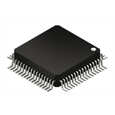Silicon Labs Mikrokontrolér 8 bit 8051 25 MHz 64kB Blesk 4.35 kB RAM, počet kolíků: 64 kolíkový, TQFP