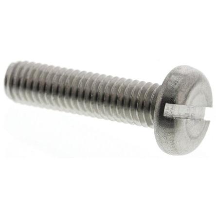 RS PRO Šroub s nízkou půlkulovou hlavou Drážka, Obyčejný, Nerezová ocel hlavice Kónická 20 mm