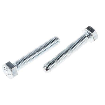 RS PRO Šroub s vnitřním šestihranem, Lesklý zinek, Ocel, M5, délka: 30 mm