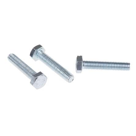 RS PRO Šroub s vnitřním šestihranem, Leskle pozinkovaný, Ocel, M6, délka: 30 mm