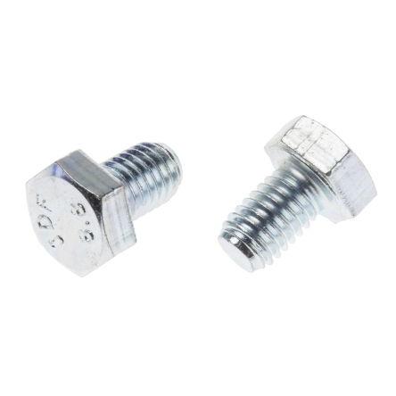 RS PRO Šroub s vnitřním šestihranem, Lesklý zinek, Ocel, M8, délka: 12 mm