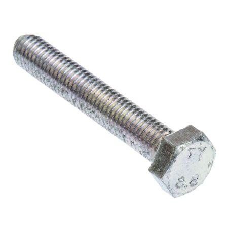 RS PRO Šroub s vnitřním šestihranem, Lesklý zinek, Ocel, M8, délka: 50 mm