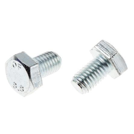 RS PRO Šroub s vnitřním šestihranem, Lesklý zinek, Ocel, M10, délka: 16 mm