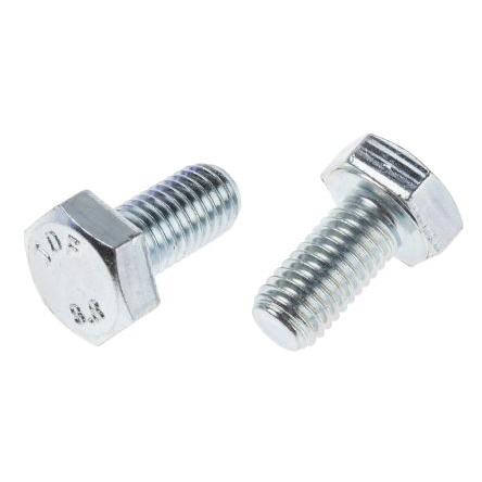 RS PRO Šroub s vnitřním šestihranem, Lesklý zinek, Ocel, M10, délka: 20 mm