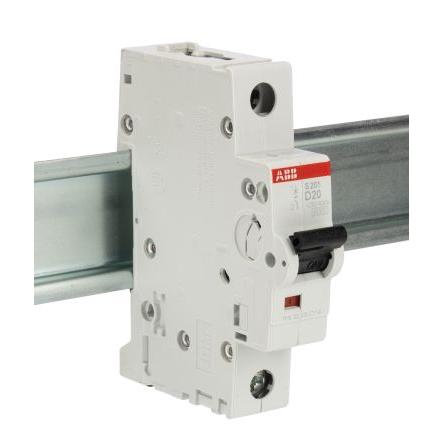 ABB Miniaturní jistič, rozsah: System Pro M Compact 1pólový 20A vypínací výkon 6 kA, charakteristika: Typ D, rozsah: